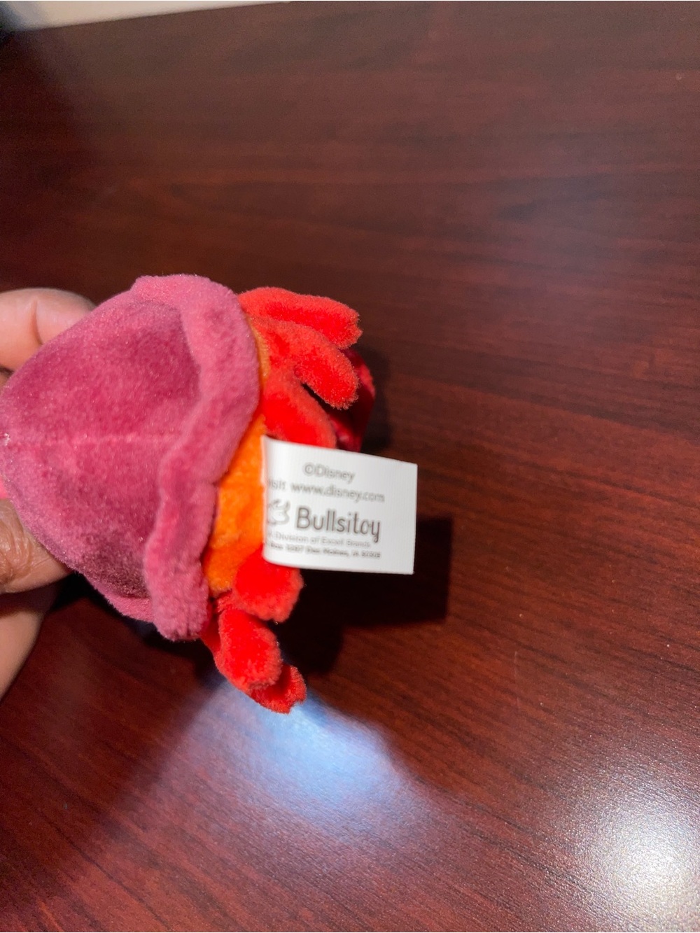 Disney Mini Plush - Red, Pink & Orange